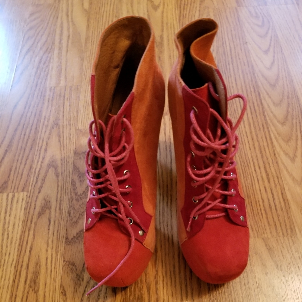 Jeffrey Campbell Color Blocked Booties